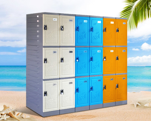 三層塑料更衣柜儲(chǔ)物柜