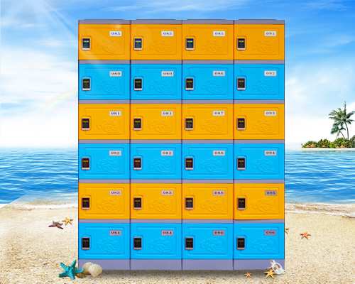 六層塑料更衣柜儲(chǔ)物柜