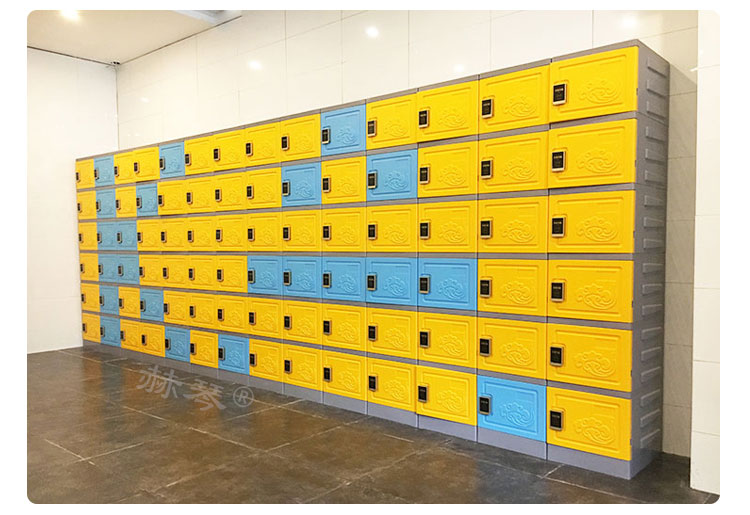 六層塑料更衣柜儲物柜案例實拍三